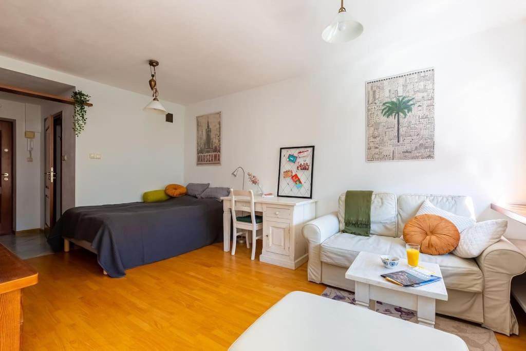 Cozy, Bright, Comfy Studio Next To The Old Town. Apartment วอร์ซอ ภายนอก รูปภาพ